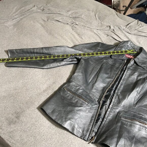 Chaser Black Leather Blazer - Picture 9 of 16